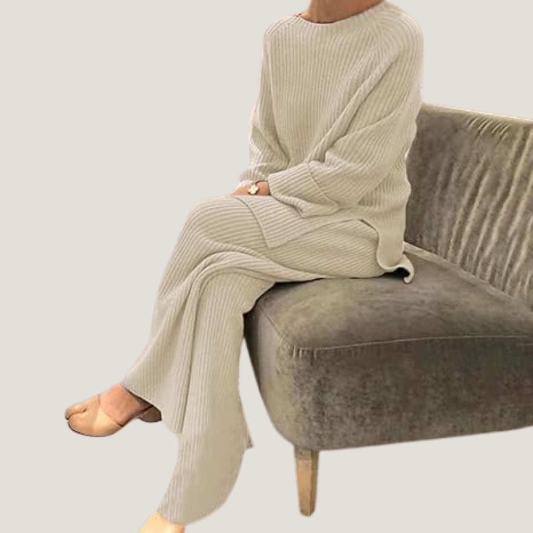 Annalisa | Completo Loungewear in Maglia a Coste