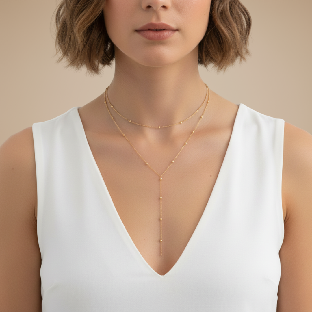 Elenea | Collana Donna a Doppio Filo dal Design Delicato