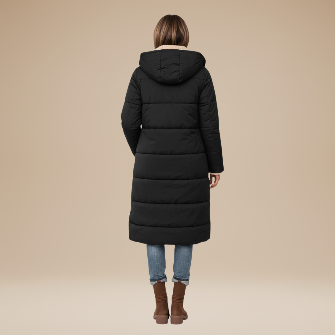 Elena | Cappotto Trapuntato Lungo da Donna