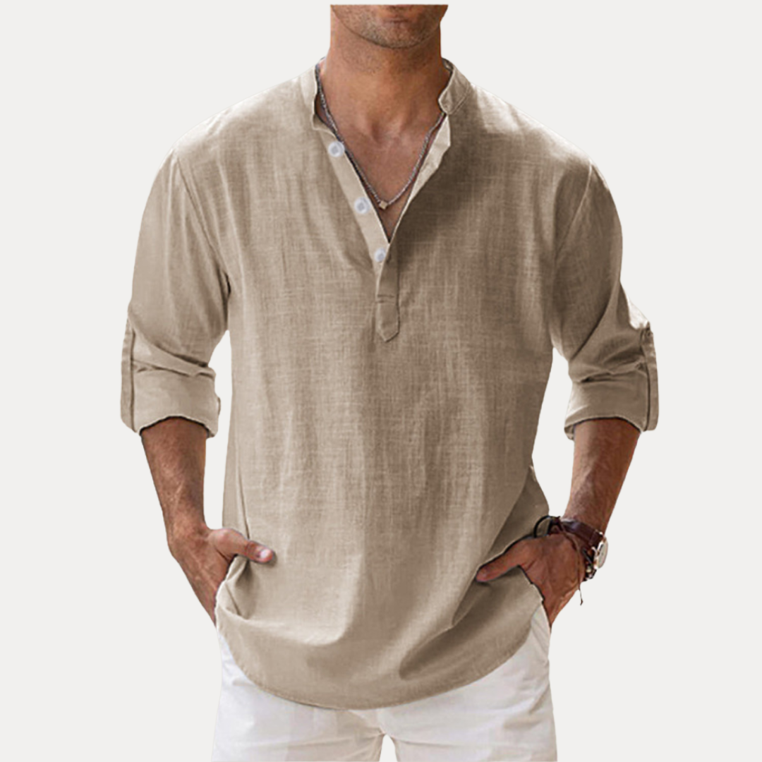 Luca | Camicia Henley da Uomo