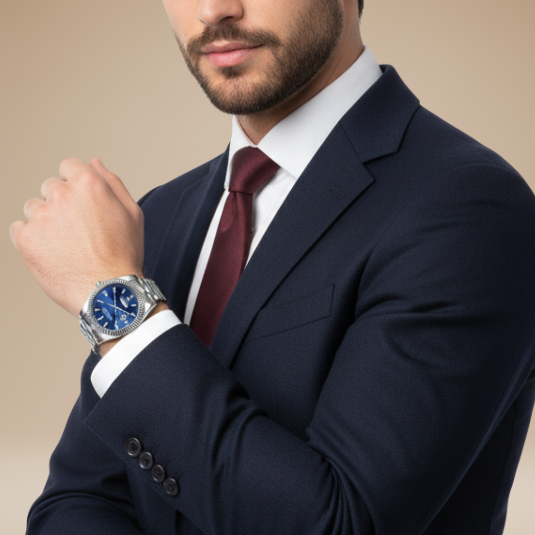 Fausto | Orologio da Polso Uomo Elegante e Senza Tempo