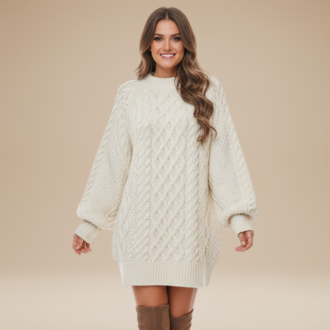 Sara | Maglione Donna Oversize Stile Chic Autunnale
