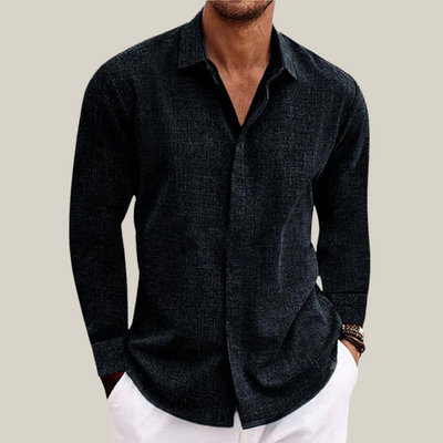 Alessio | Camicia Uomo Effetto Lino
