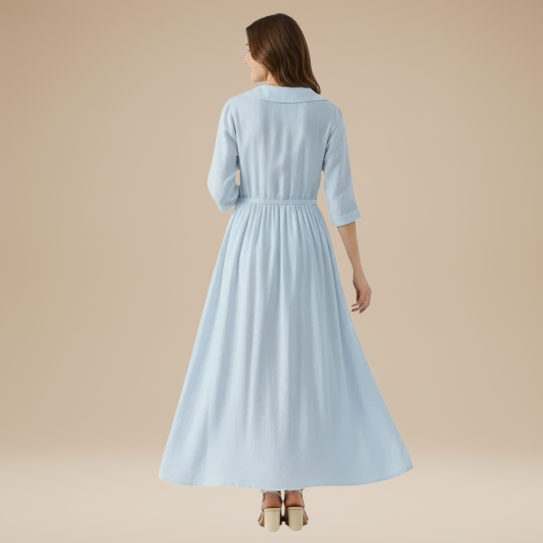Ninetta | Cotton and Linen Shirt Dress