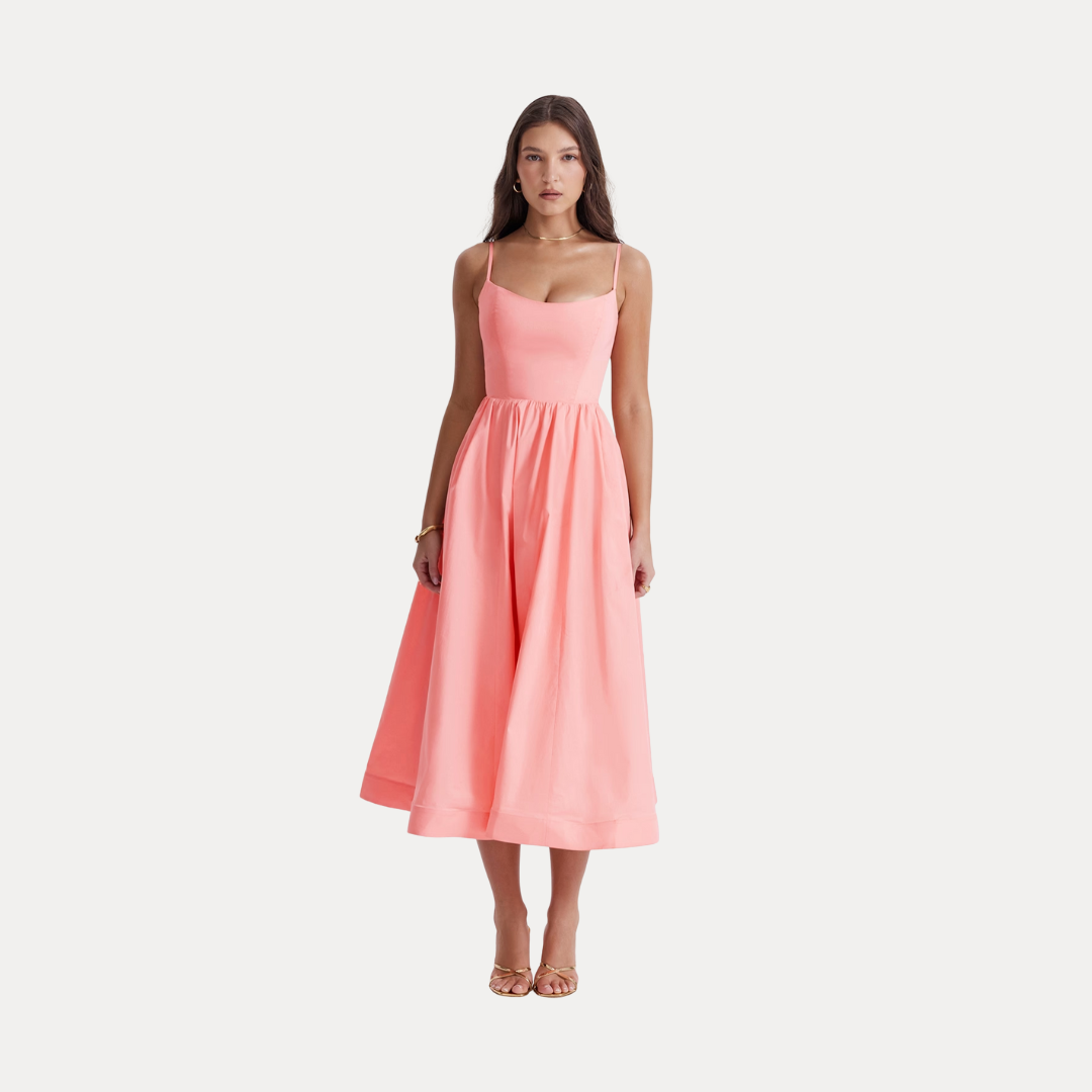 Gemma | Abito Midi con Spalline
