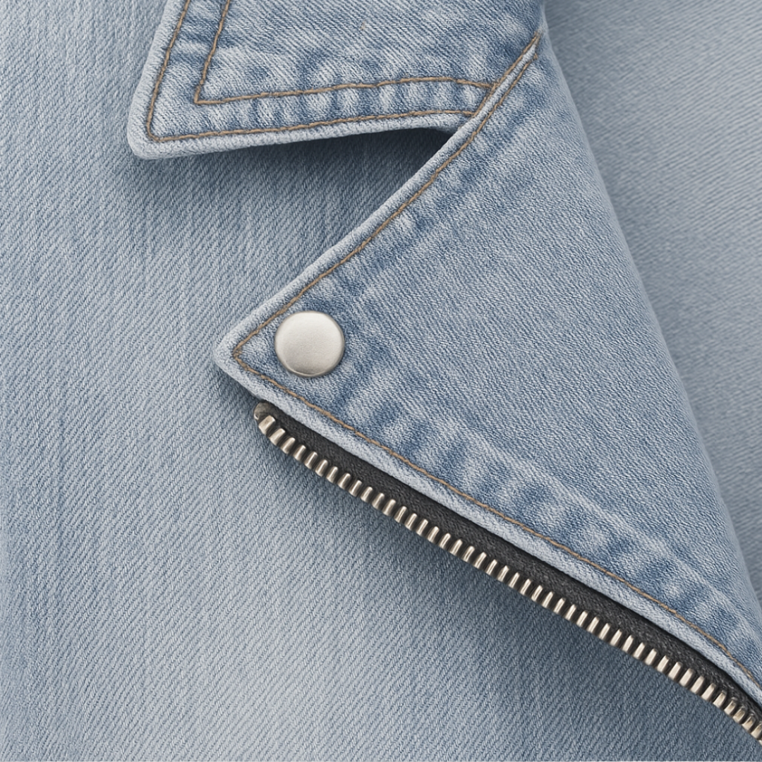 Giada | Giacca Biker in Jeans da Donna