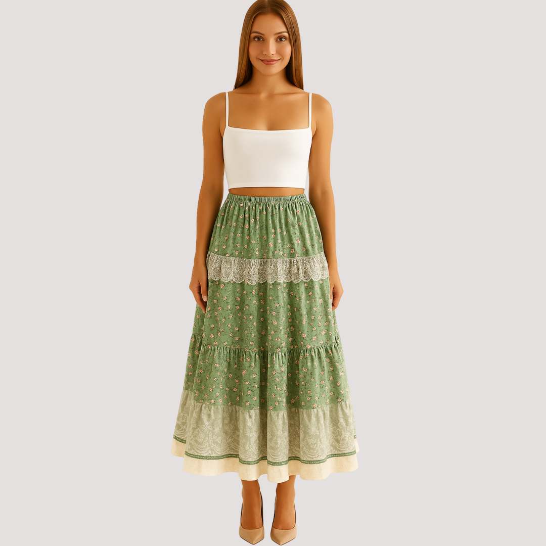 Rosaria | Gonna Lunga Floreale