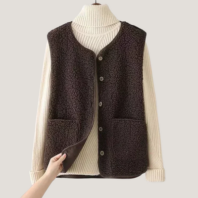 Ludovica | Gilet in Pile Morbido e Caldo