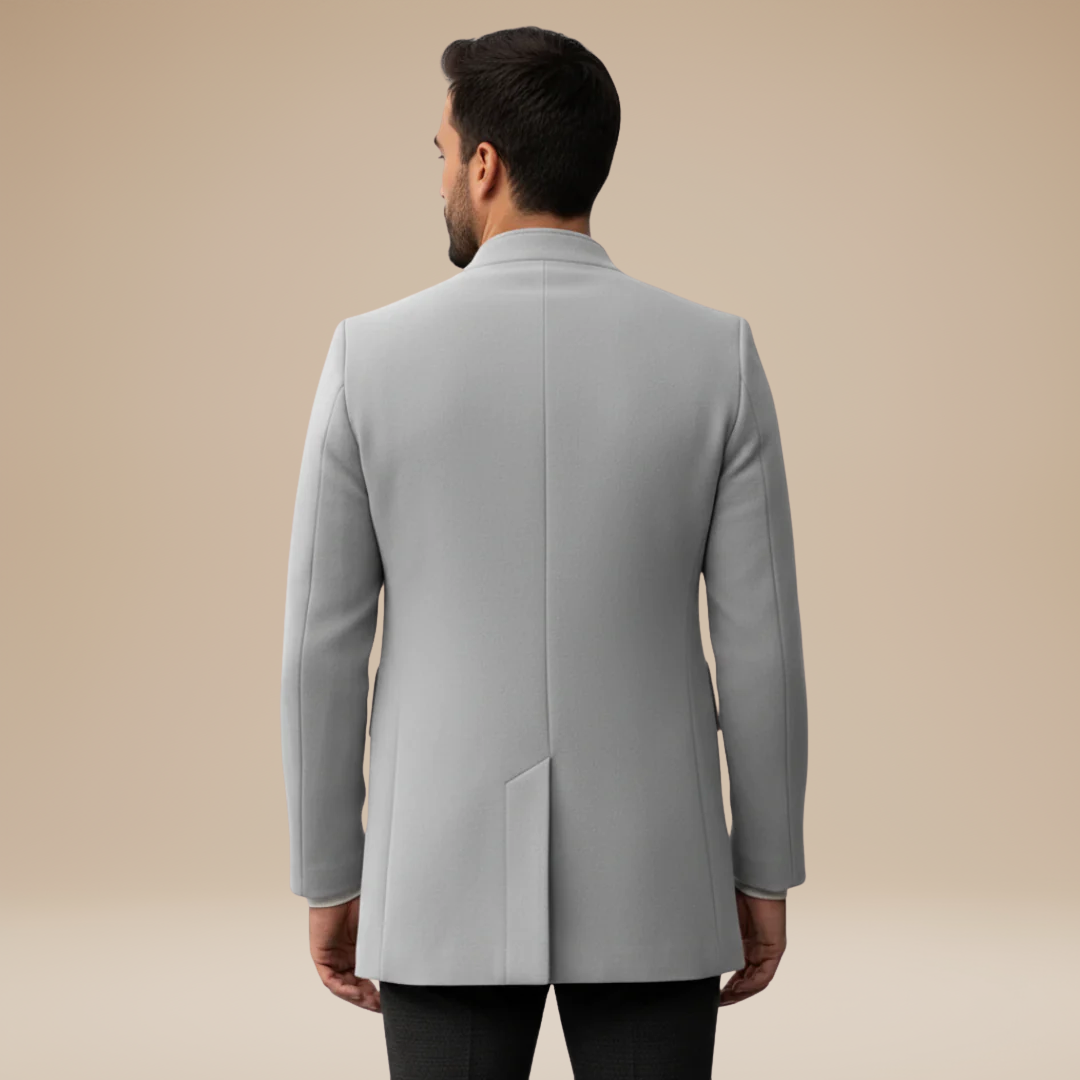 Giuseppe | Refined Men's Coat with Mandarin Collar