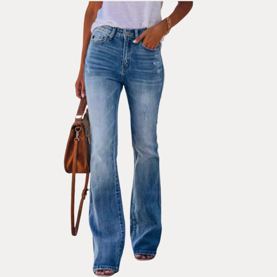 Alessia | Jeans Bootcut a Vita Alta