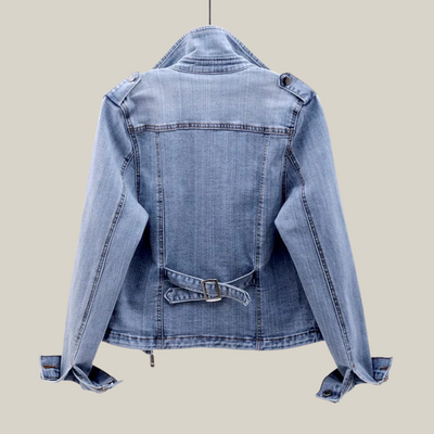 Giada | Giacca Biker in Jeans da Donna
