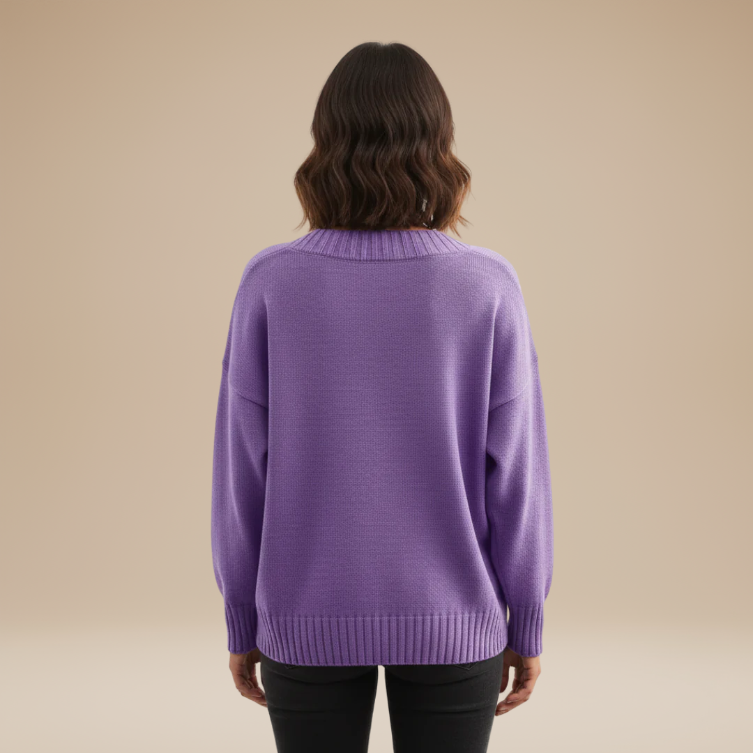 Sibilla | Deep V-Neck Sweater