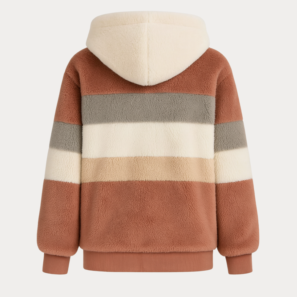 Aurora | Giacca Teddy con Cappuccio