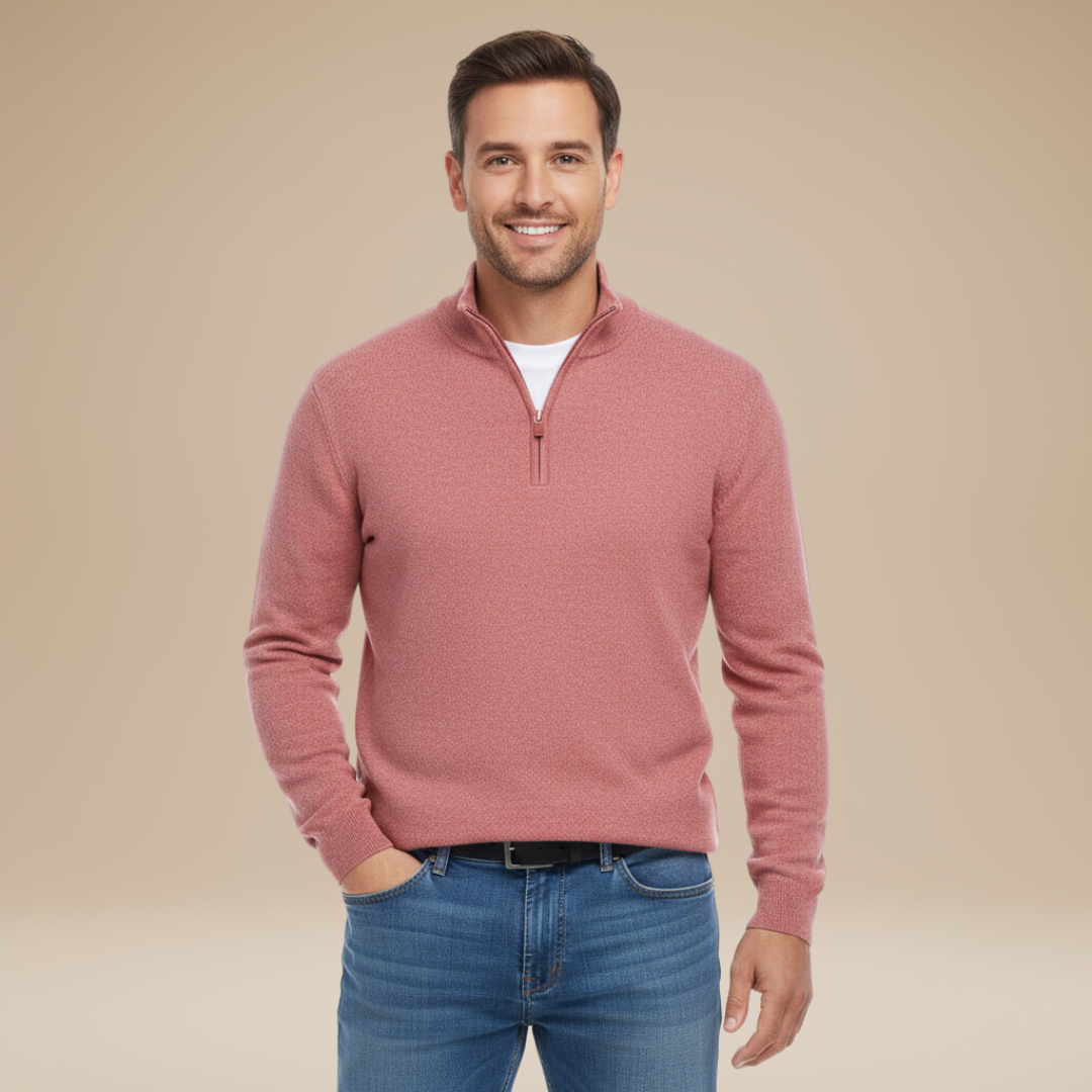 Modesto | Maglia Uomo Collo Zip Stile Essenziale