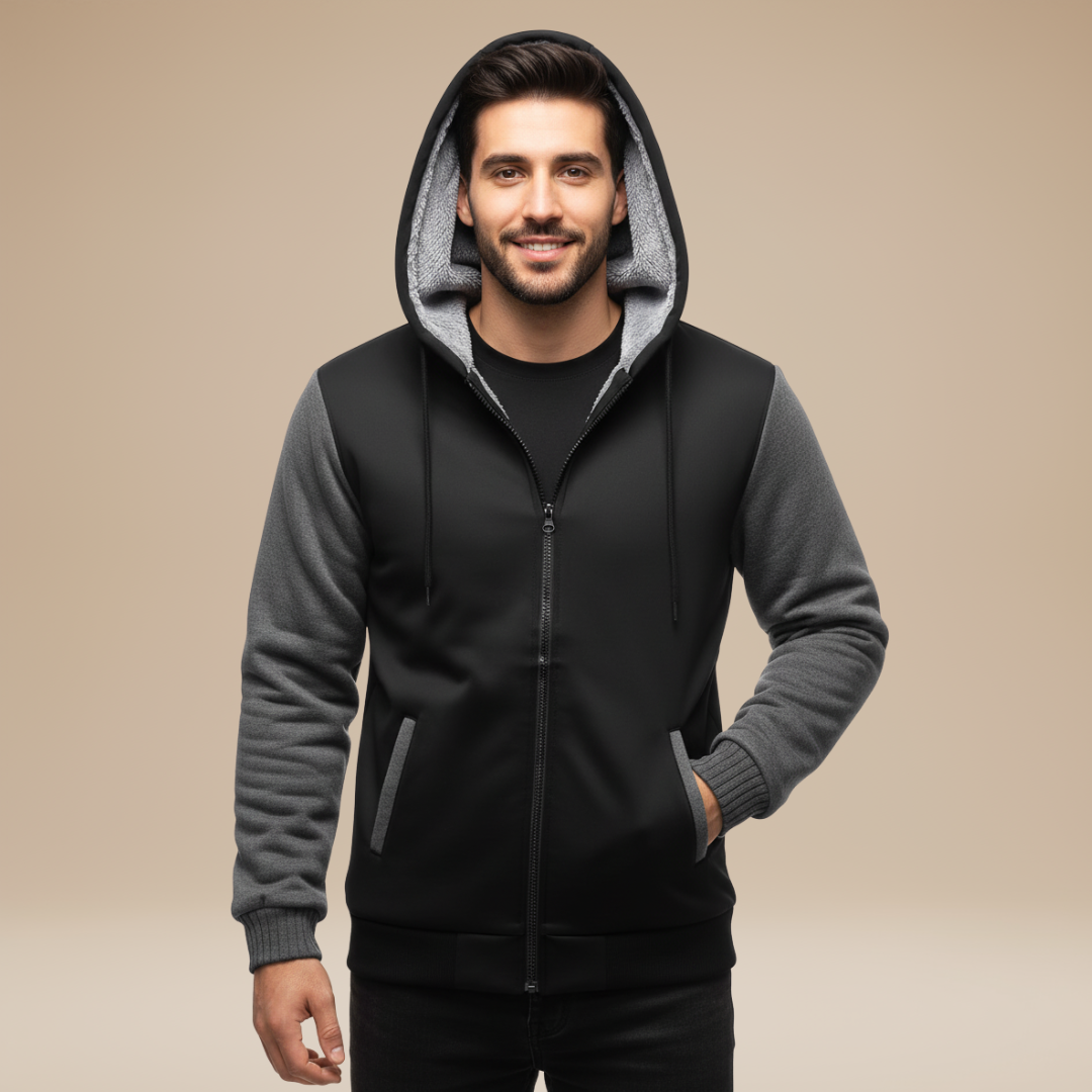 Pietro | Giacca Uomo con Cappuccio dal Comfort Avvolgente