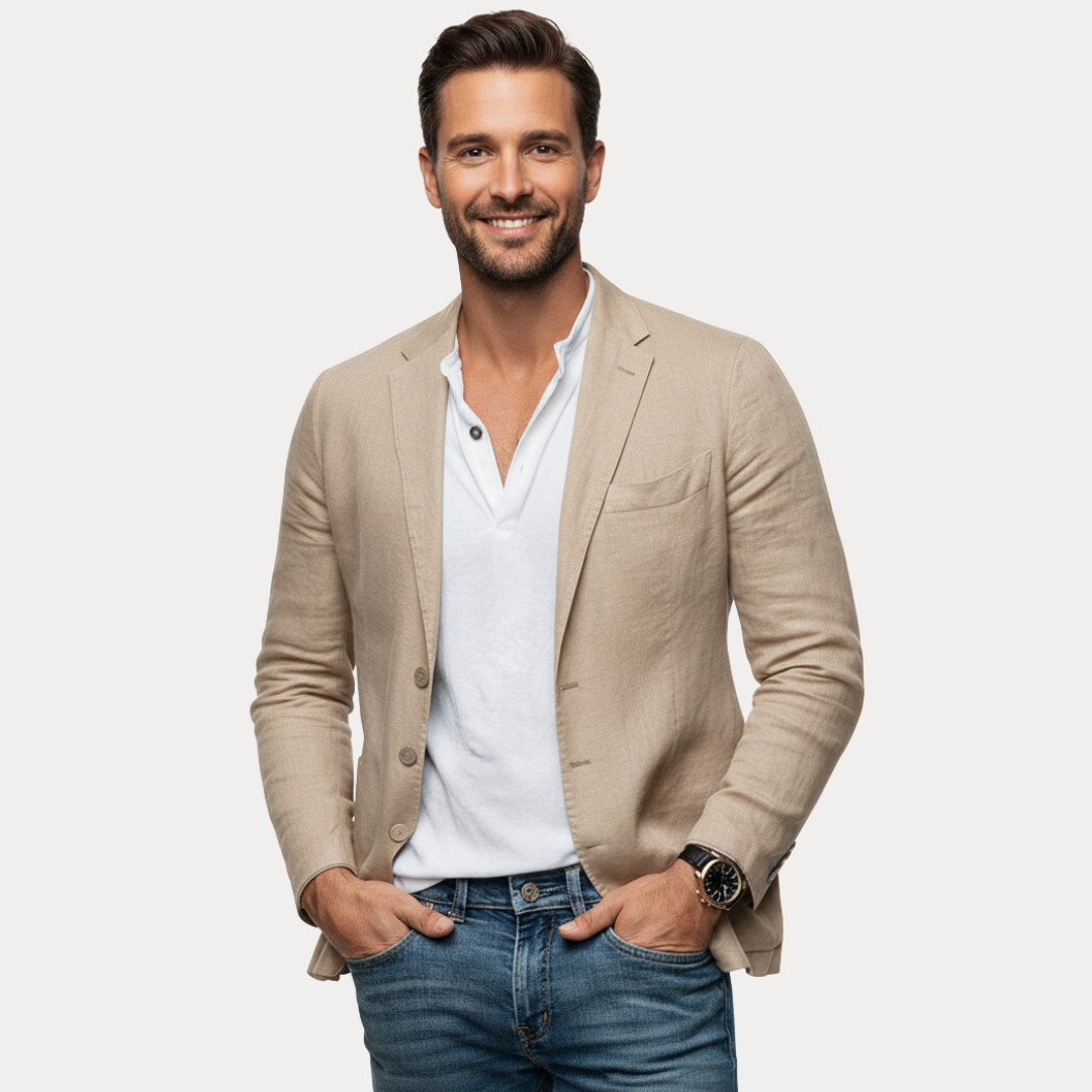 Luca | Blazer Sartoriale Uomo Casual Elegante e Leggero