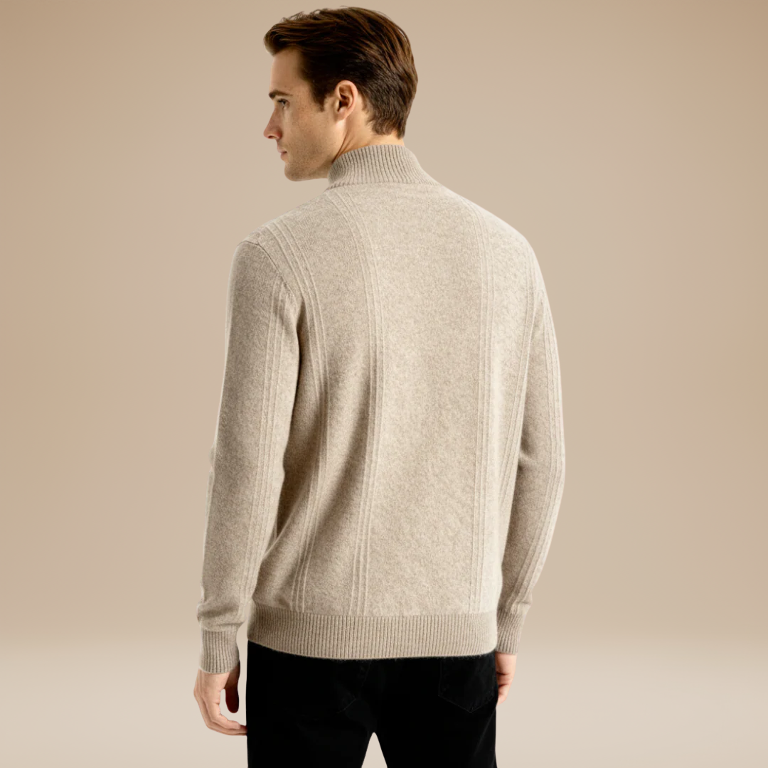 Alessio | Ribbed Turtleneck Sweater