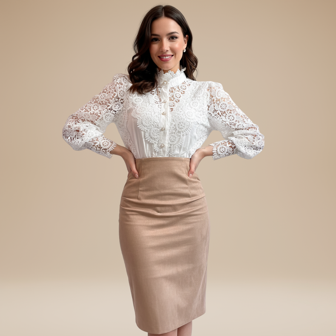 Anita | Blusa Donna Ricamata con Dettagli Intricati