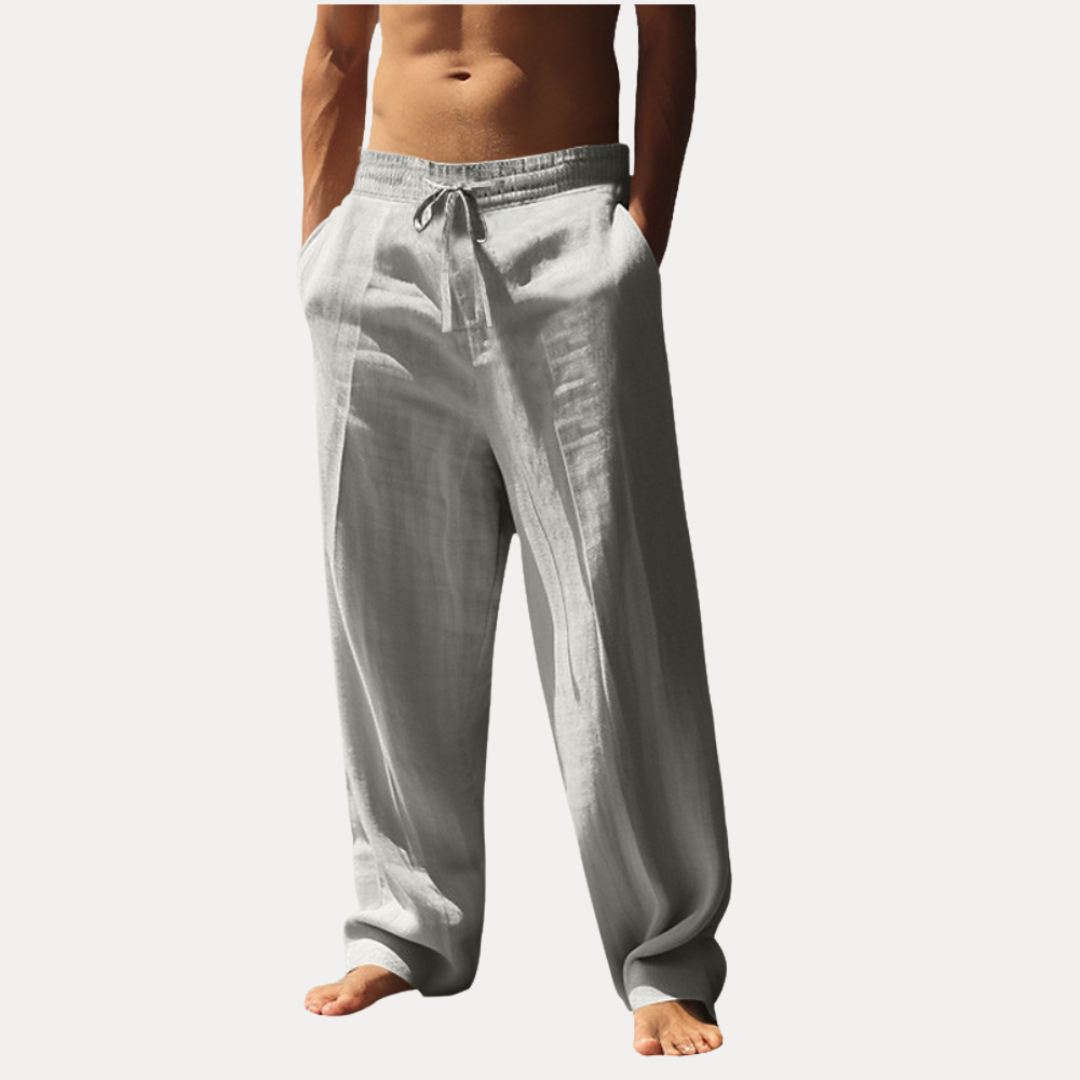 Matteo | Pantaloni Uomo Effetto Lino