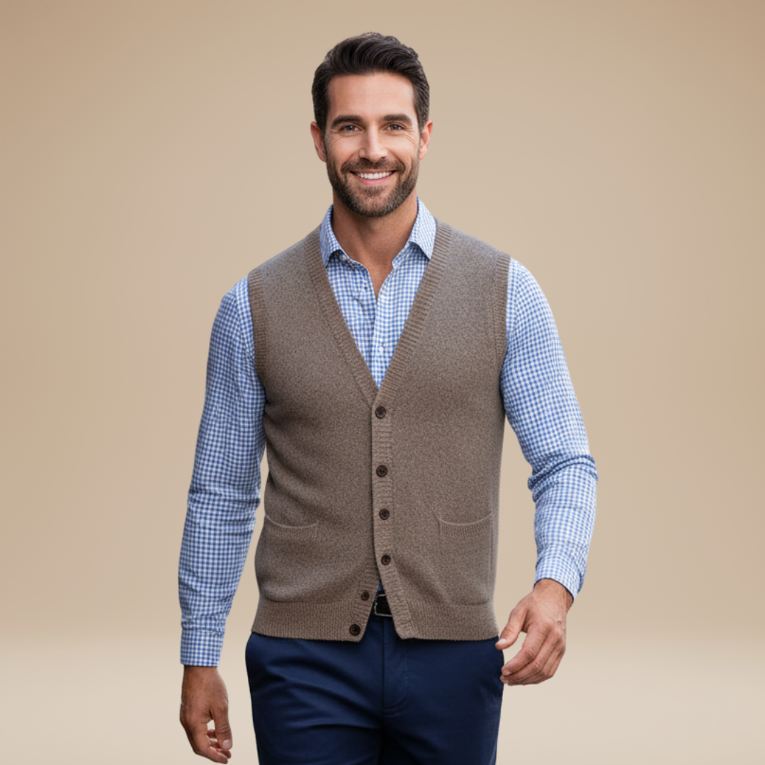 Filiberto | Gilet Uomo Elegante con Scollo a V