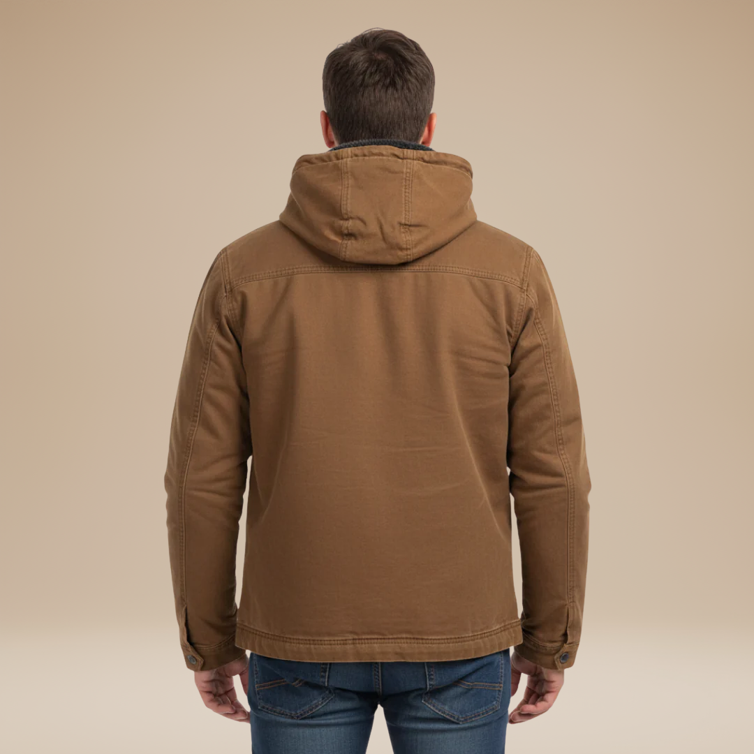 Antonio | Men's Fleece-Lined Hooded Jacket