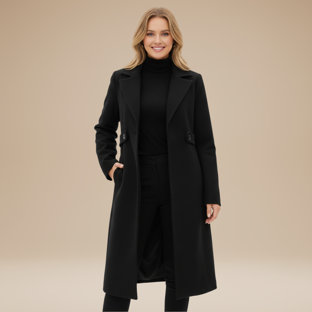 Rachele | Cappotto Lungo Donna Versatile e Moderno