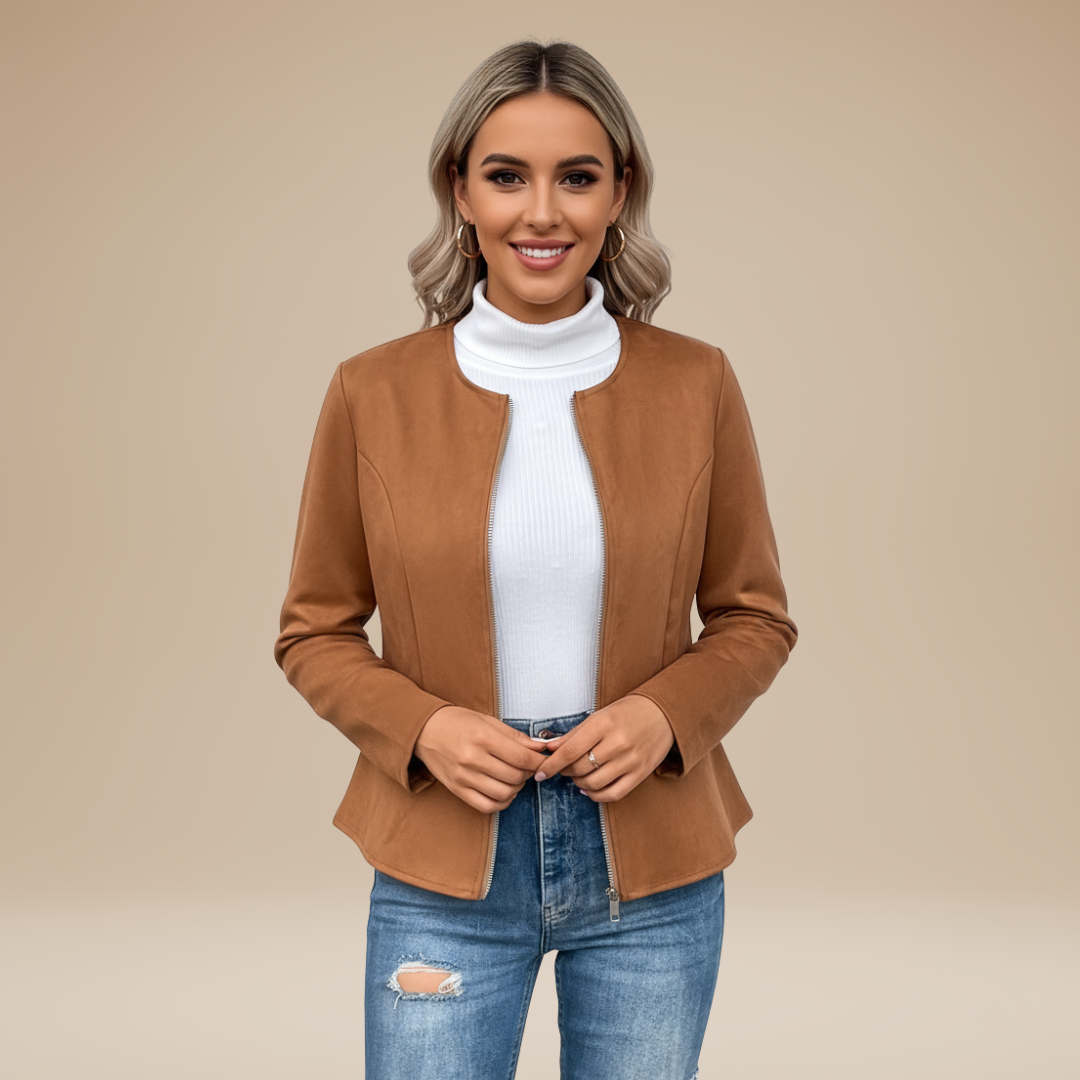 Gioia | Giacca Donna con Zip dal Design Pulito