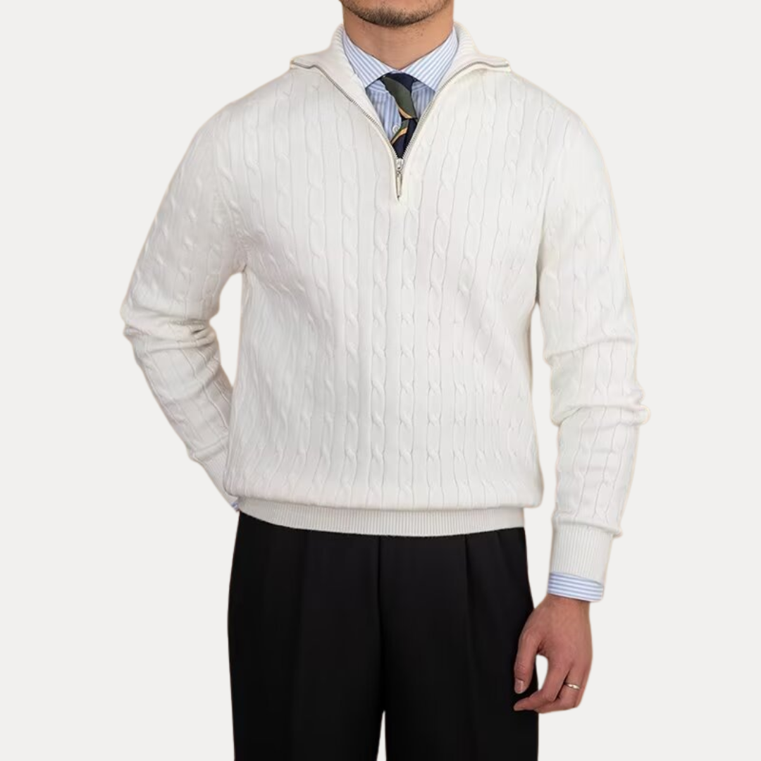 Riccardo | Maglione Uomo Treccia Elegante