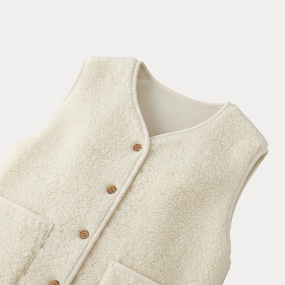 Gilet Donna in Pile Morbido e Caldo