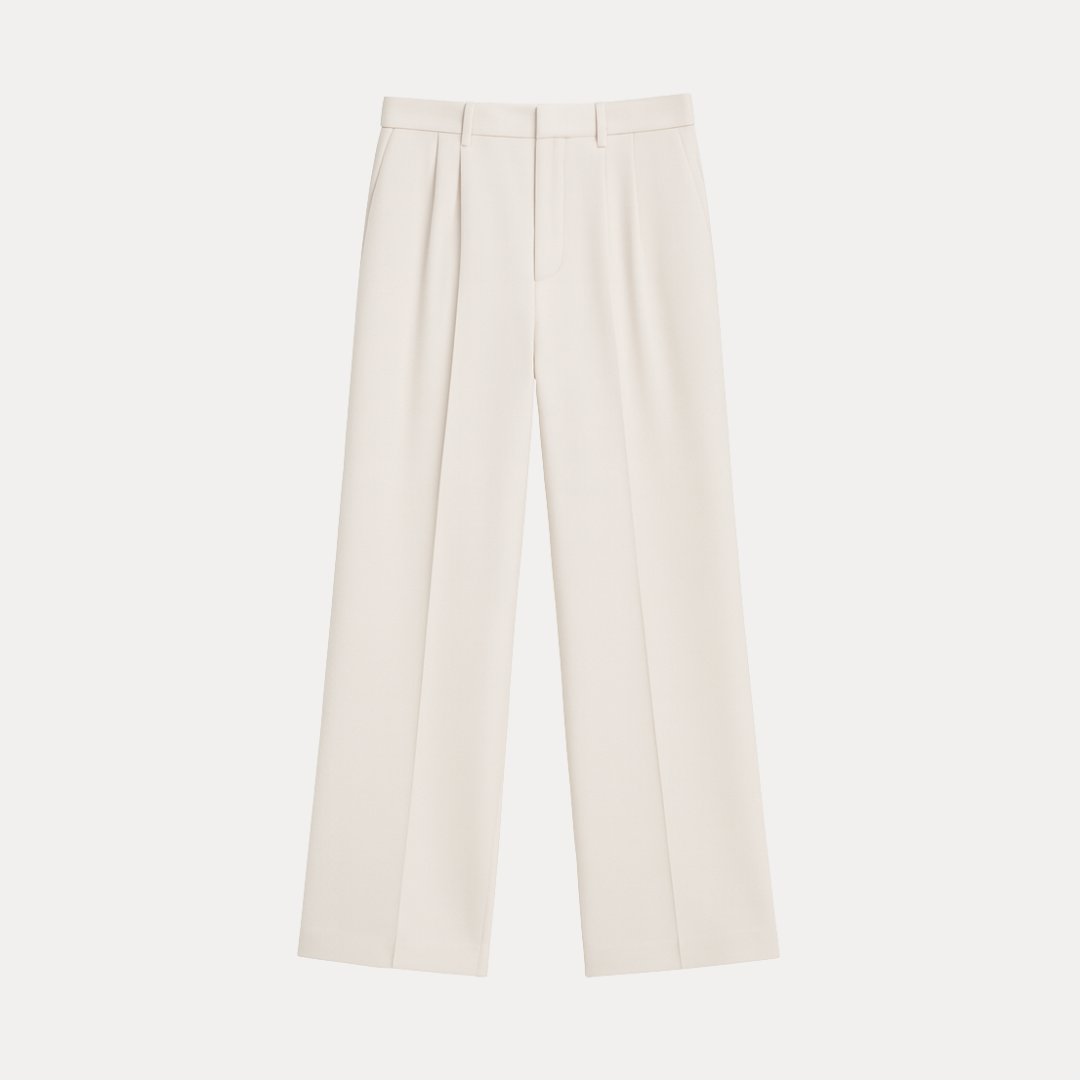 Chiara | Pantaloni a Gamba Larga Sartoriali