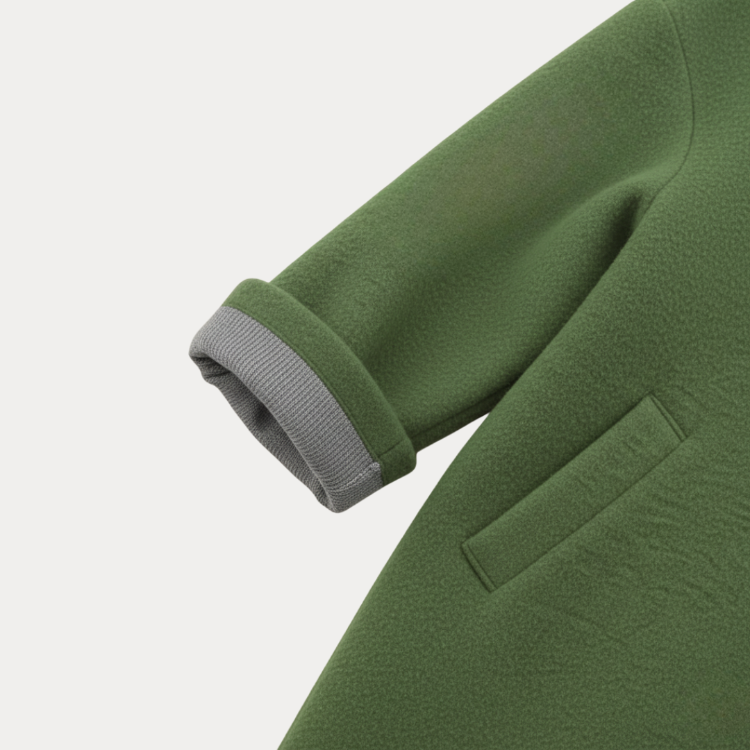 Cappotto Donna con Cappuccio e Linea Rilassata