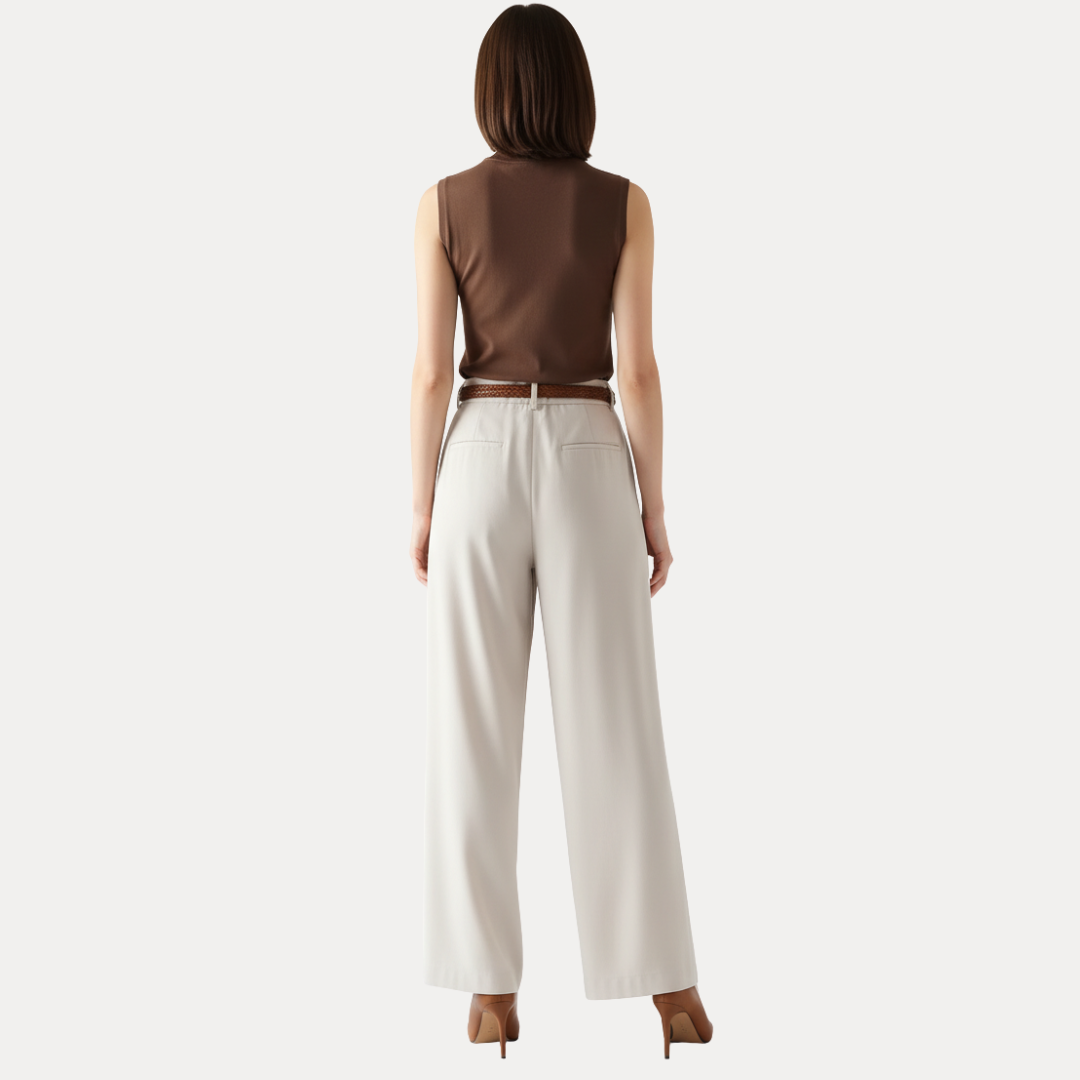 Chiara | Pantaloni a Gamba Larga Sartoriali