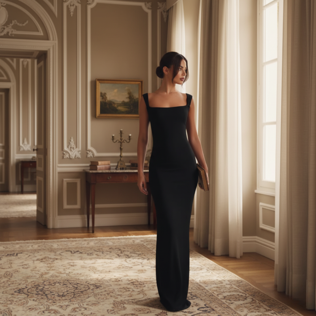 Abito Donna Lungo con Schiena Scoperta