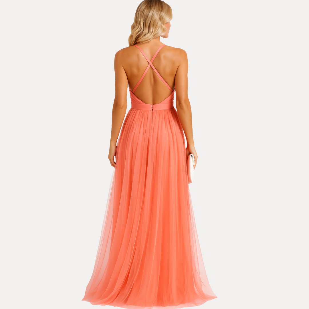 Mirella | Abito Lungo in Tulle