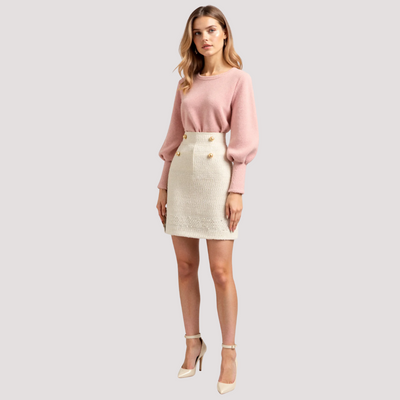 Angelica | Gonna Mini a Vita Alta