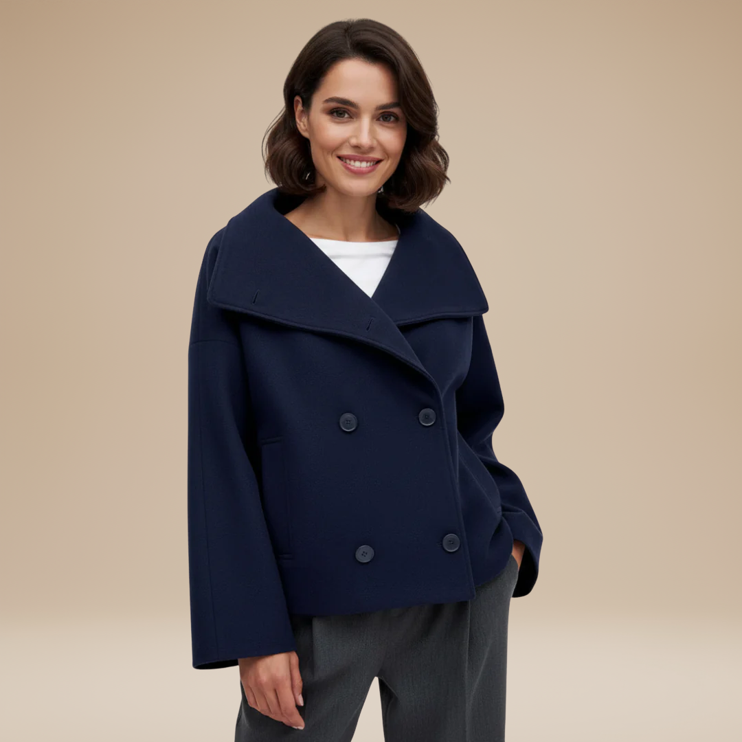 Beatrice | Cappotto Corto Donna con Collo Ampio