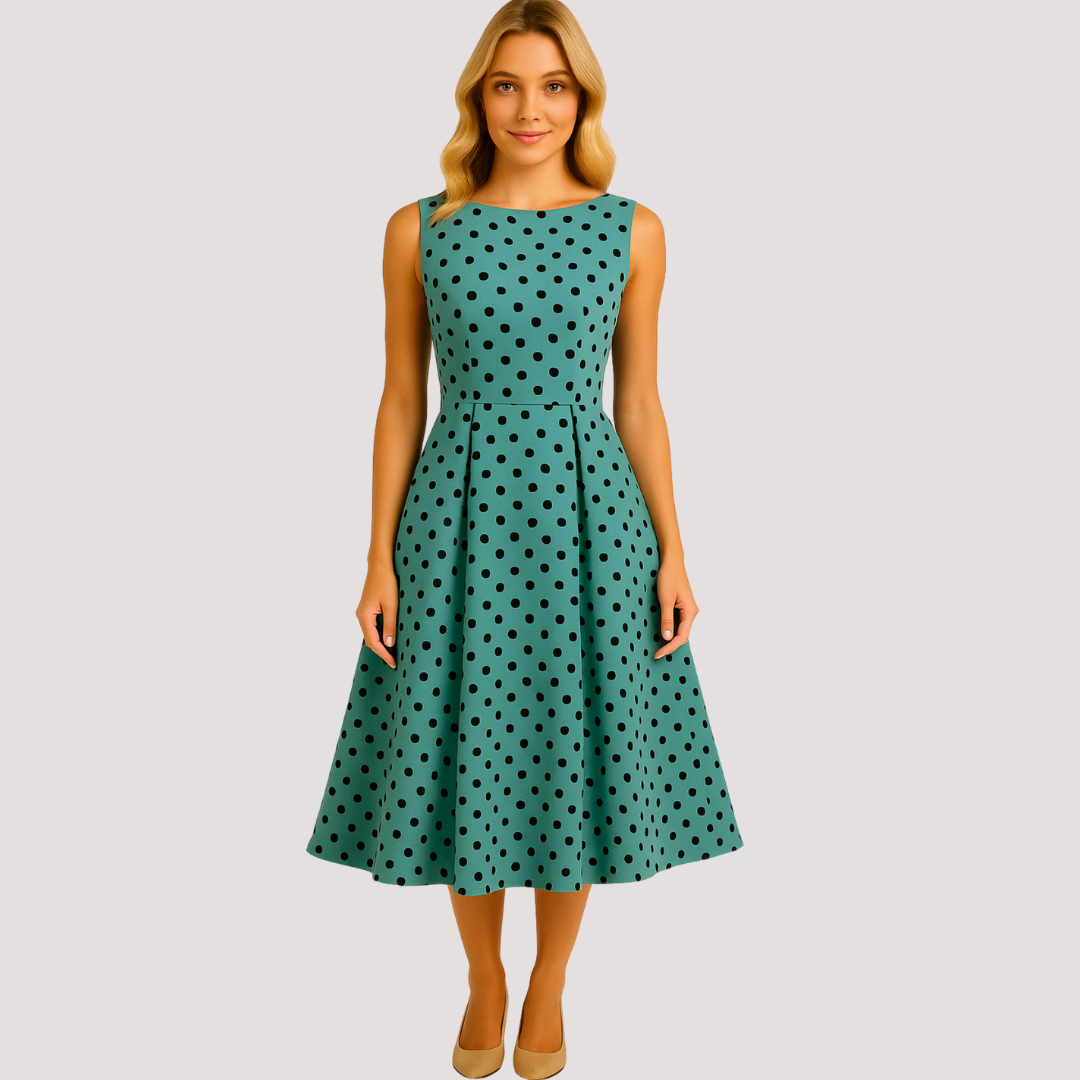 Jacinta | Abito Midi a Pois