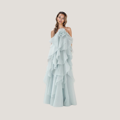 Armanda | Abito Elegante con Dettagli Drammatici