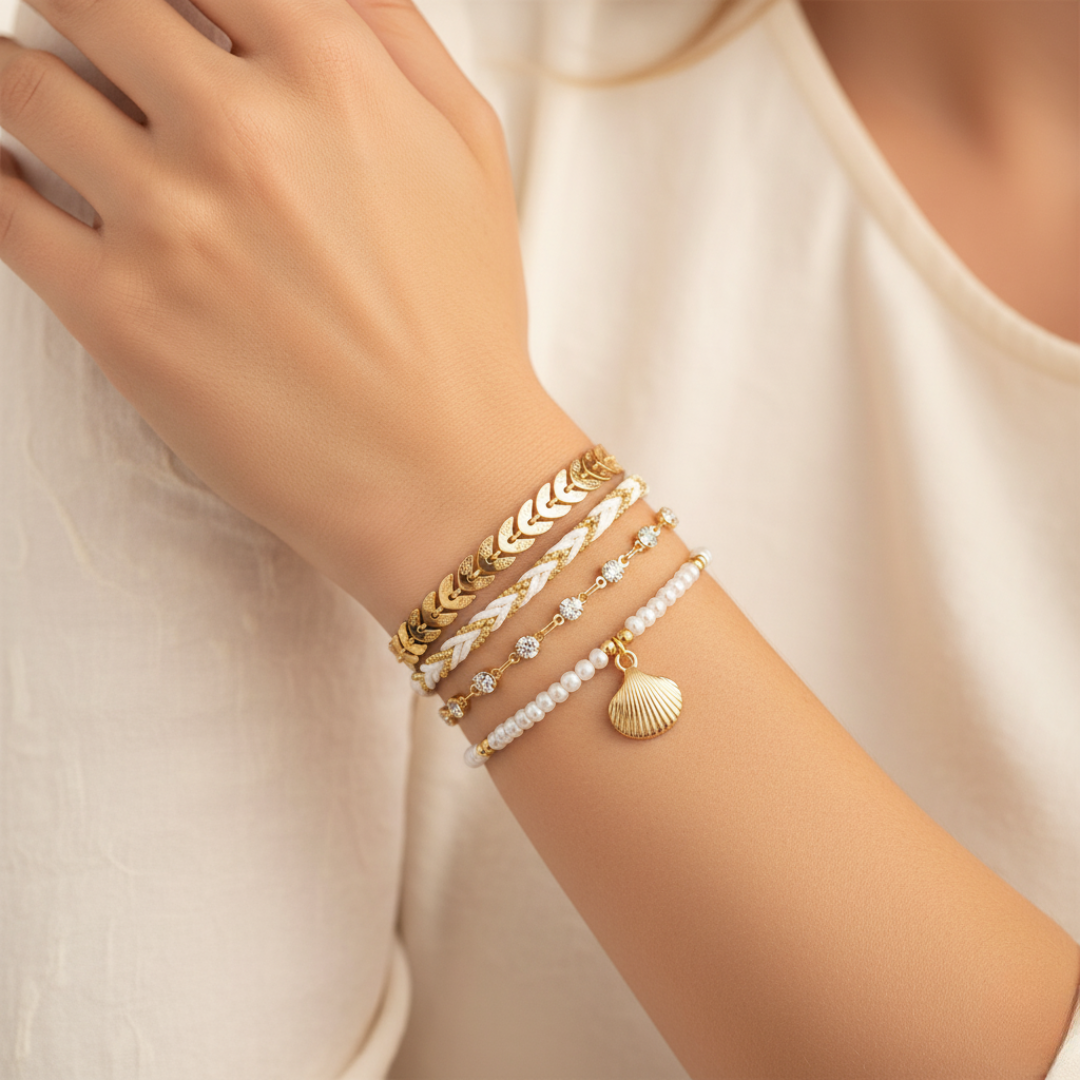 Matilde | Set Bracciali Donna dal Design Coordinato