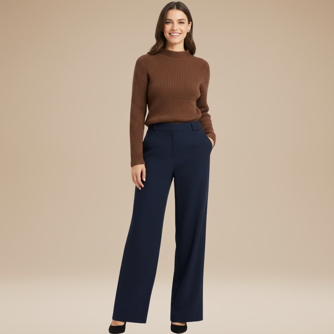 Elena | Tailored Wide-Legged Trousers
