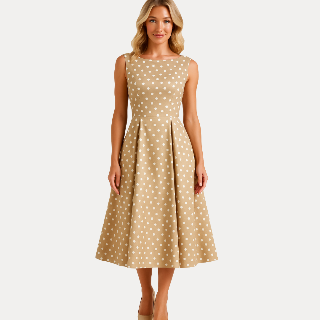 Jacinta | Abito Midi a Pois