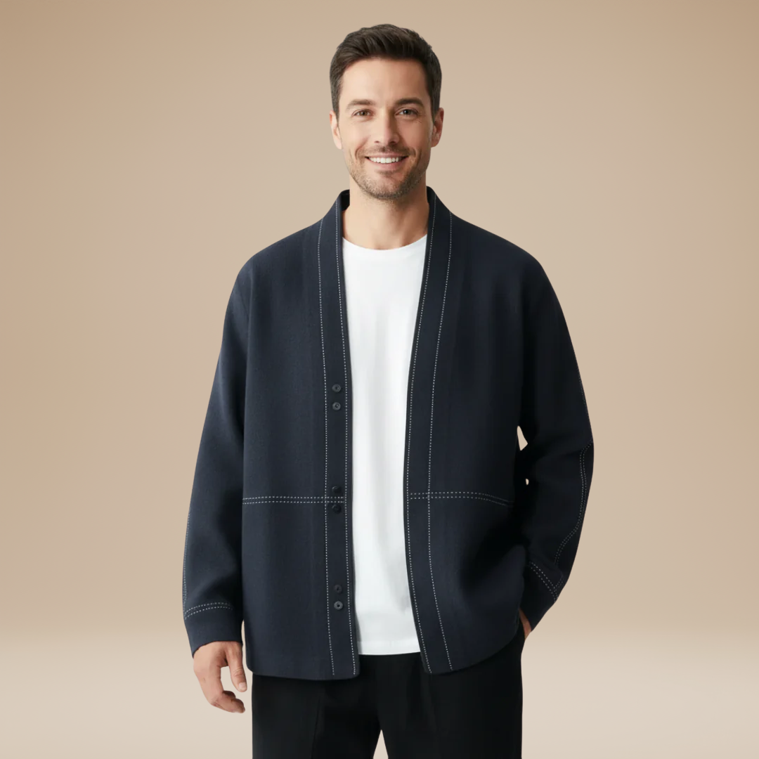 Giuliano | Men's Fine Knit Cardigan
