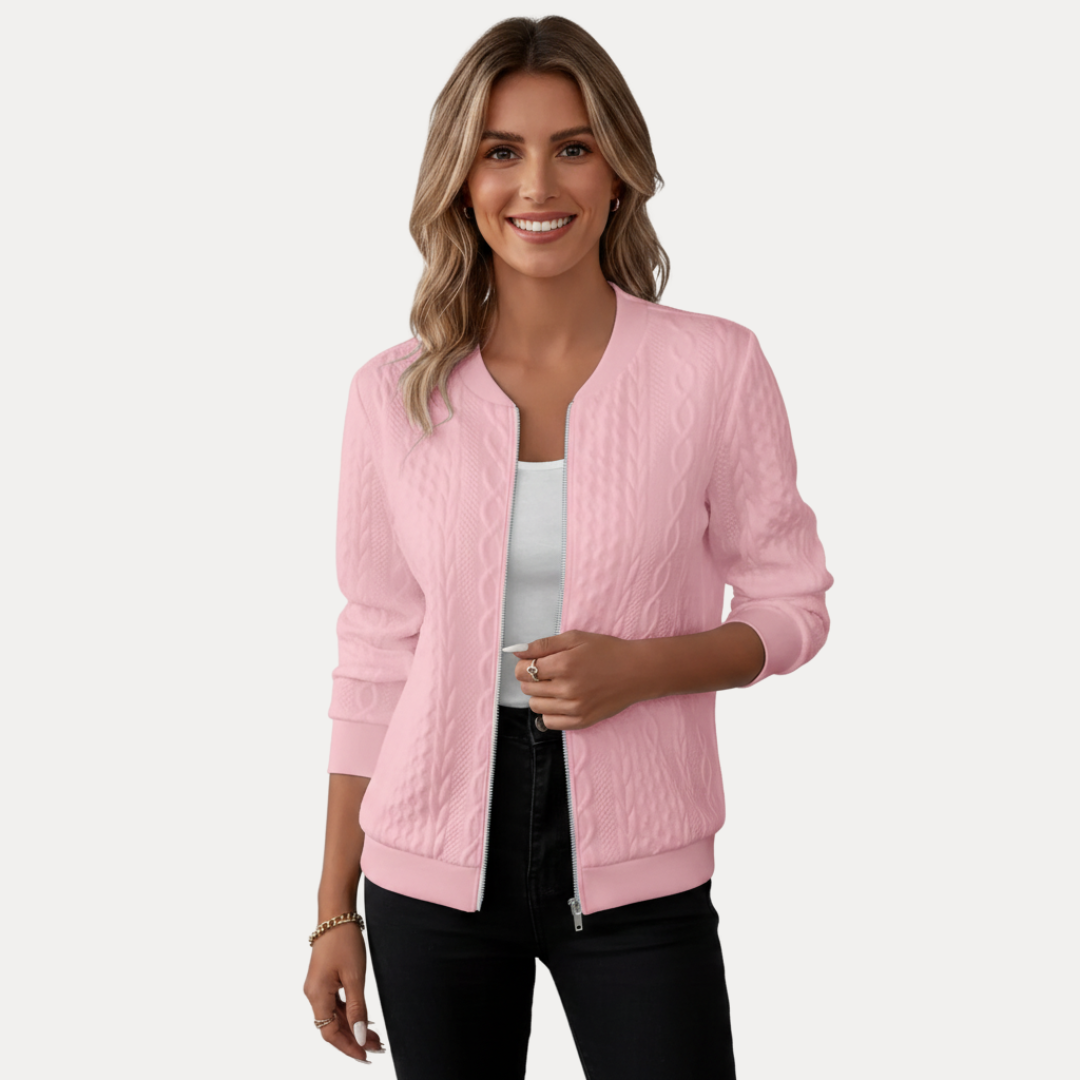 Elena | Cardigan Bomber Elegante