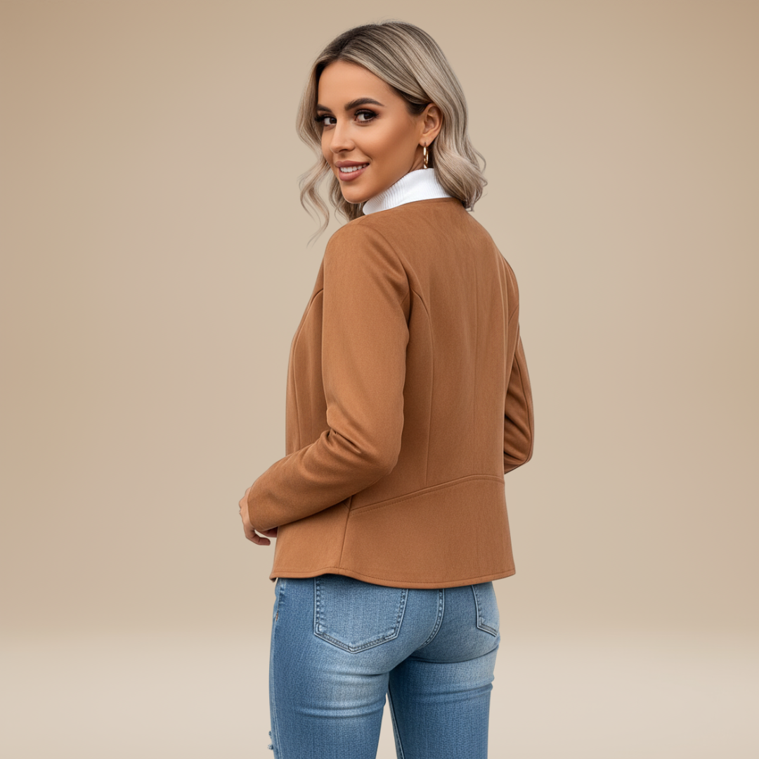 Gioia | Giacca Donna con Zip dal Design Pulito