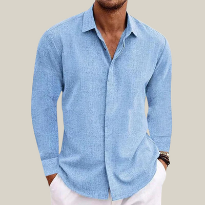 Alessio | Camicia Uomo Effetto Lino