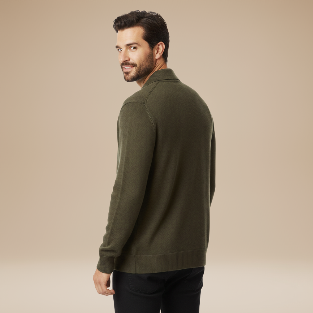 Lanfranco | Cardigan Uomo con Collo e Bottoni