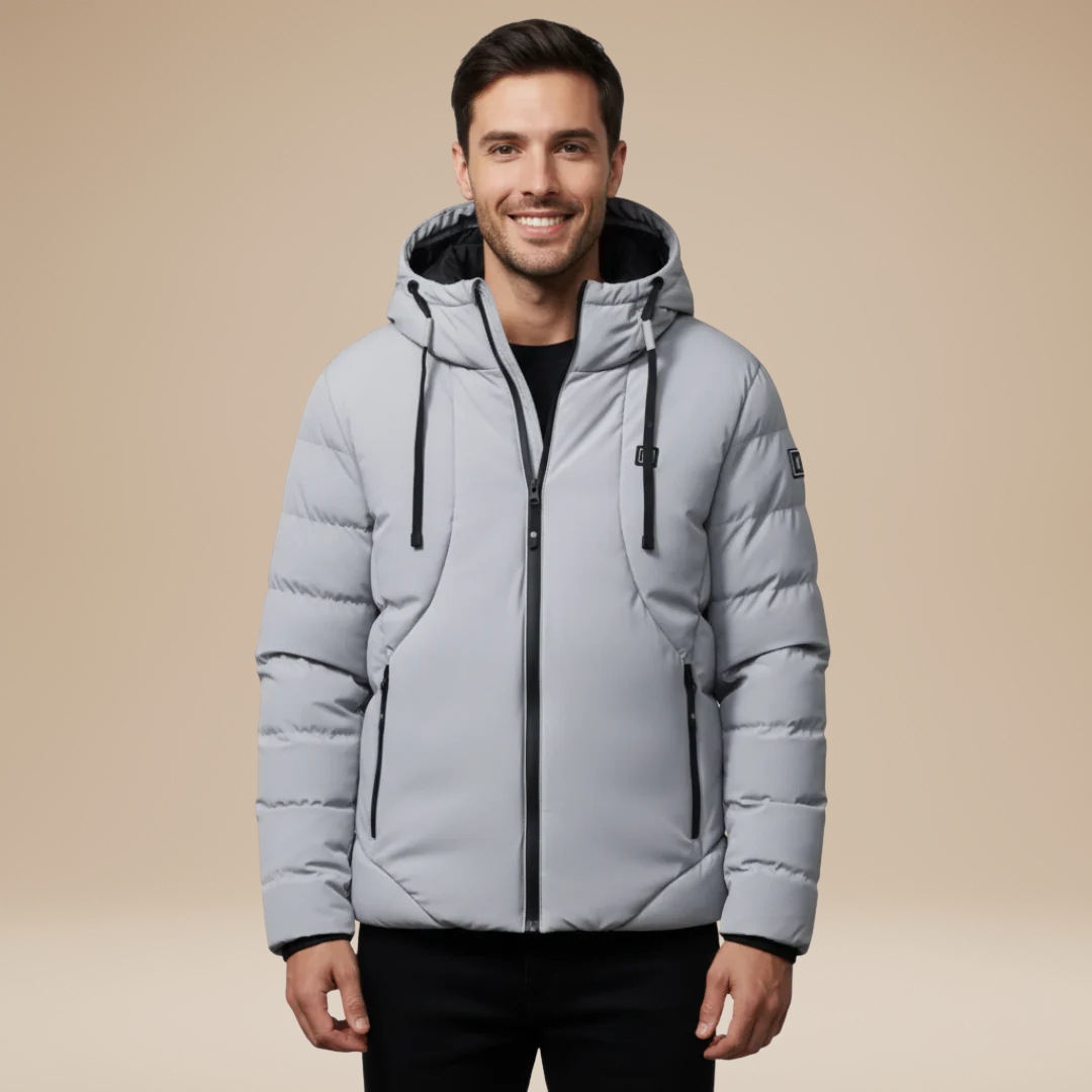 Raffaele | Men's Winter Down Jacket with Modern Hood