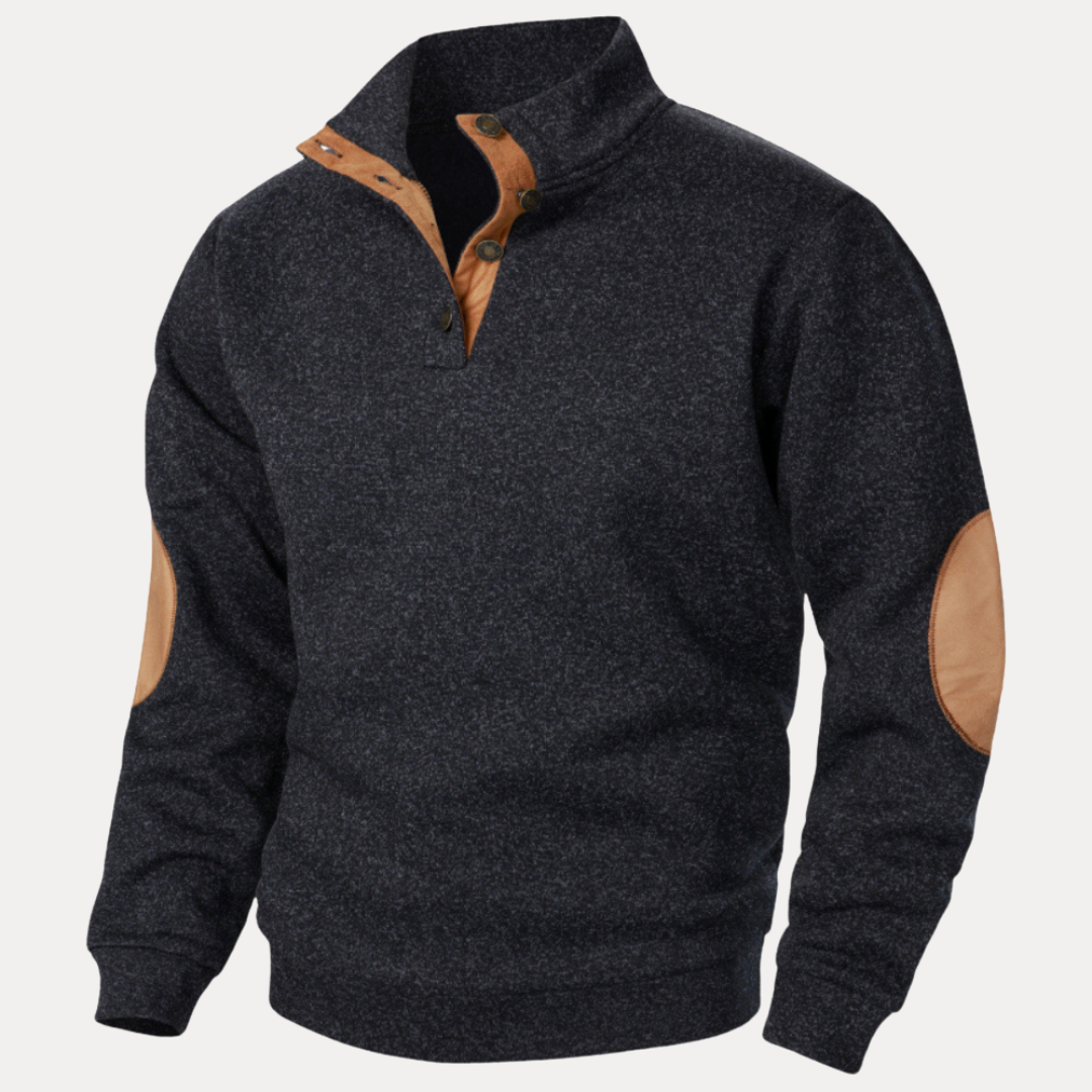 Matteo | Maglione Uomo con Toppe sui Gomiti