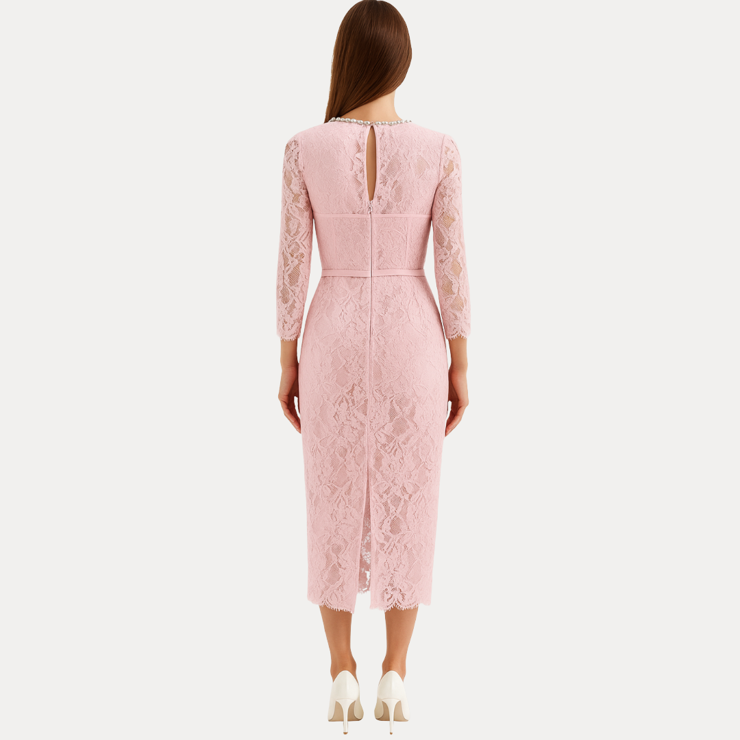 Camilla | Abito Elegante con Dettagli Preziosi