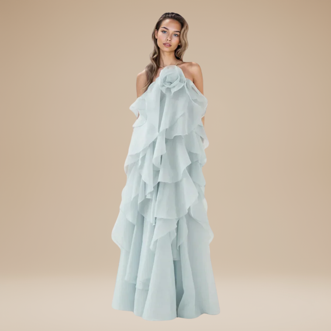 Armanda | Elegant Dress with Dramatic Details